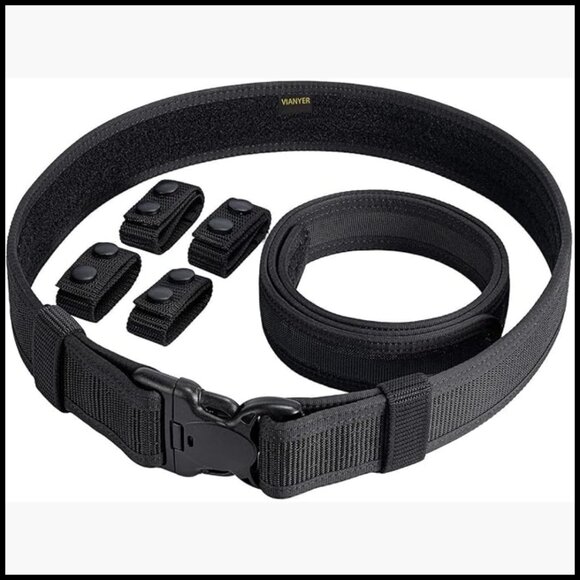 Tactical Duty Belt Law Enforcement Police Security Patrol Nylon